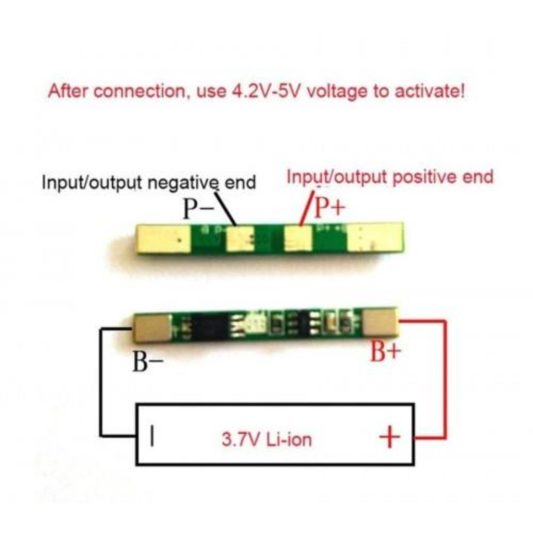 1S 3A 3.7V BMS Koruma Balans Kartı Lityum Li-ion Batarya 18650 Pil - Görsel 5