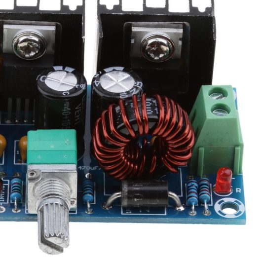 XL4016 Potlu Ayarlanabilir 8A Güç Kaynağı Voltaj Düşürücü XH-M401 - Görsel 5