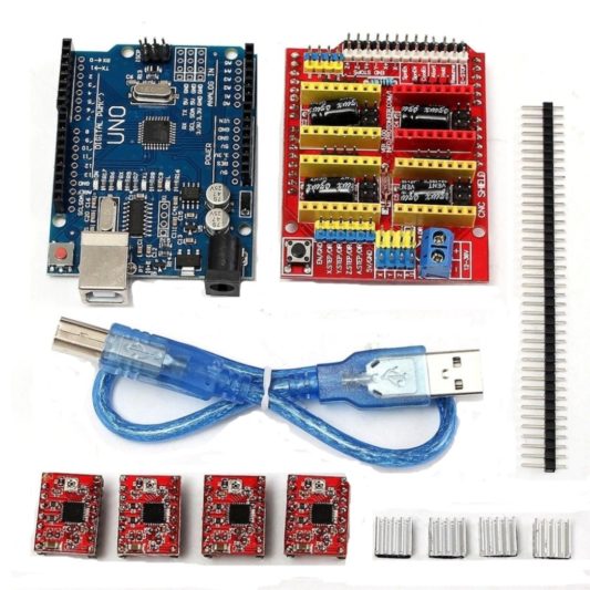 CNC-Plotter Full Set CNC Set Arduino Uno + CNC Shield + A4988 Set