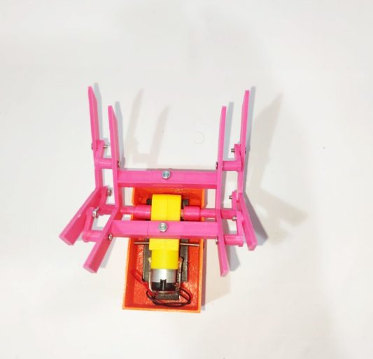 3D Basit Örümcek Robot Yapım Seti, STEM Set, Spider Robotik Kit, Kurulu Şekilde - Görsel 6