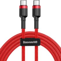 Baseus Cafule Type-C PD2.0 20V 60W 3A 1mt Kablo Kırmızı CATKLF-G09