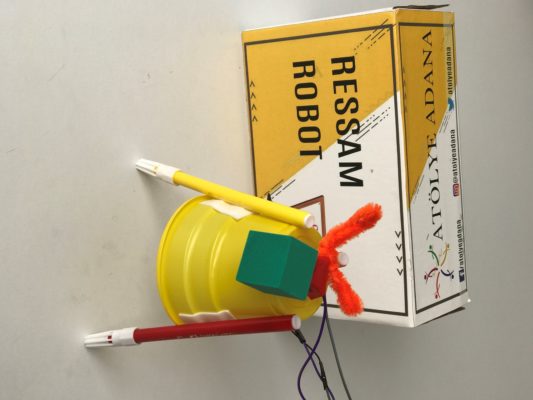 Ressam Robot -Robotik  STEM Eğitim Kiti- DIY Kit Kendin Yap - Görsel 4