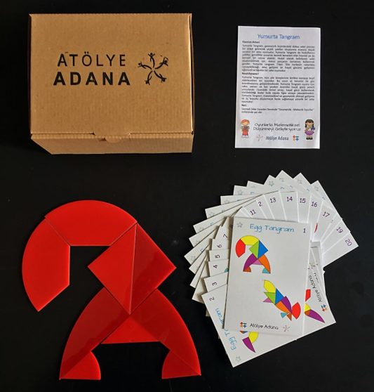 Yumurta Tangram Oyun - Matematik Akıl Zeka Mantık Oyunu