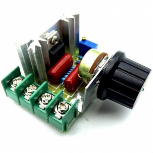 AC 220V 2000w Motor Hız Kontrol Dimmer Devresi Voltaj Regülatörü MY 9892 - Görsel 3