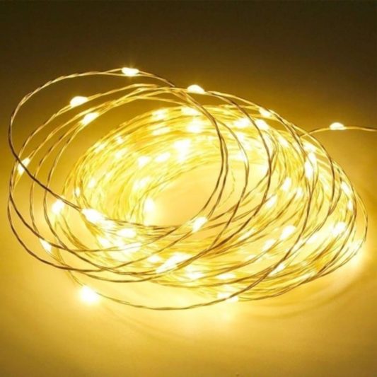 Starmax SM-8021-G Gün Işığı 10 mt Pilli Peri Led - Görsel 2