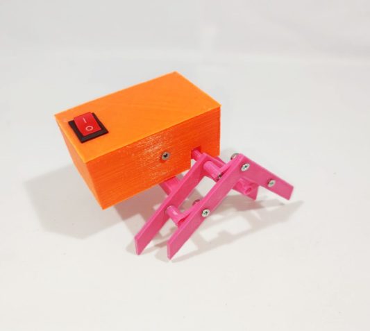 3D Basit Örümcek Robot Yapım Seti, STEM Set, Spider Robotik Kit, Kurulu Şekilde - Görsel 4