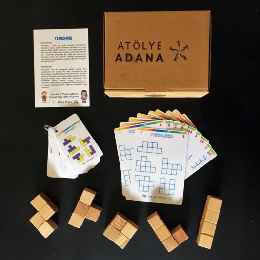 Tetromino - Matematik Akıl Zeka Mantık Oyunu - Ahşap