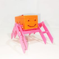 3D Basit Örümcek Robot Yapım Seti, STEM Set, Spider Robotik Kit, Kurulu Şekilde