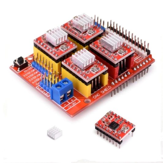 CNC-Plotter Full Set CNC Set Arduino Uno + CNC Shield + A4988 Set - Görsel 4