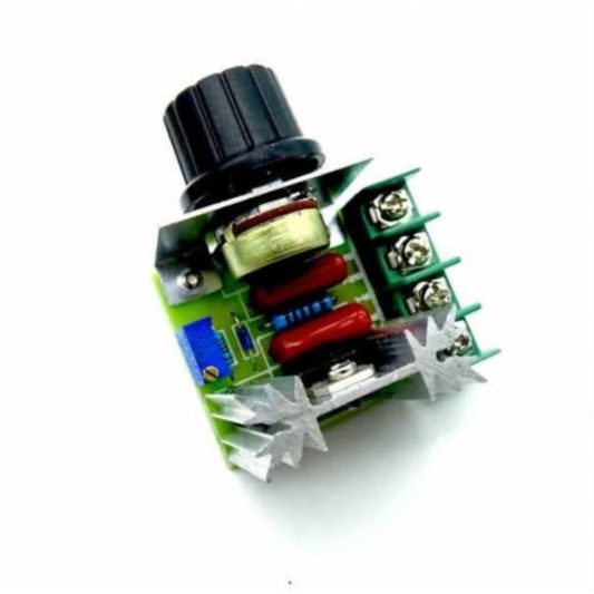 AC 220V 2000w Motor Hız Kontrol Dimmer Devresi Voltaj Regülatörü MY 9892 - Görsel 2