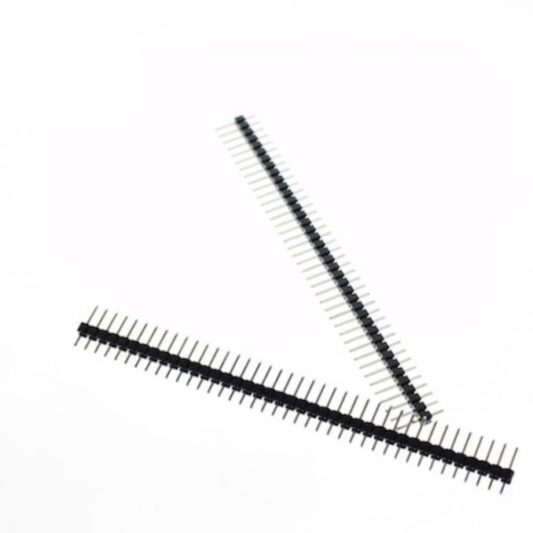 1x40 Pin 2.54mm Düz Pin Erkek (Male) Header Bacak