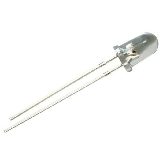 10 Adet - 5mm Diffused Led - Beyaz (White) - Arduino, Deney