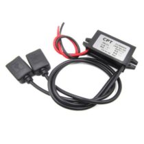 12V için 5V 3A 15W DC DC USB Converter Su Geçirmez Araba Uyumlu Konverter Dönüştürücü 040215