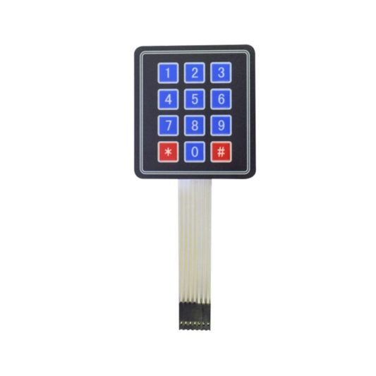 Tuş Takımı Arduino 4x3 Tuş Takım Mebran Modül Set Keypad