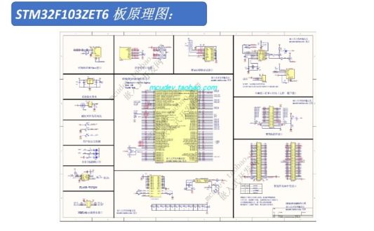 Cortex-M3 mini stm32 stm32F103ZEt6 Jtag Destekli Geliştirme Kartı - Görsel 6