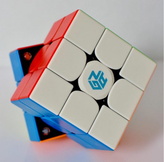 GAN356X V2 manyetik 3x3x3 sihirli küp 3x3 Zeka Küpü 3x3x3 Hızlı Eğitici Zeka Küpü - Görsel 4