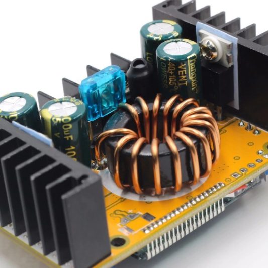 Dc-Dc Converter LCD Ekran Voltaj Akım Göstergeli 10-32V -> 11-60V - Görsel 5