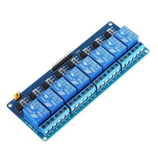 12V 8 Kanal Röle Kartı (Geliştirme Kartlarıyla Uyumlu) Arduino