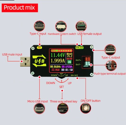 15W dijital USB DC-DC dönüştürücü XY-UDP 0.6-30V Voltaj Dönüştürücü - Görsel 4
