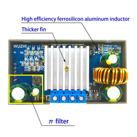 ZK-4KX DC DC Buck Boost dönüştürücü CC CV 0.5-30V 4A güç modülü ayarlanabilir regüle - Görsel 4