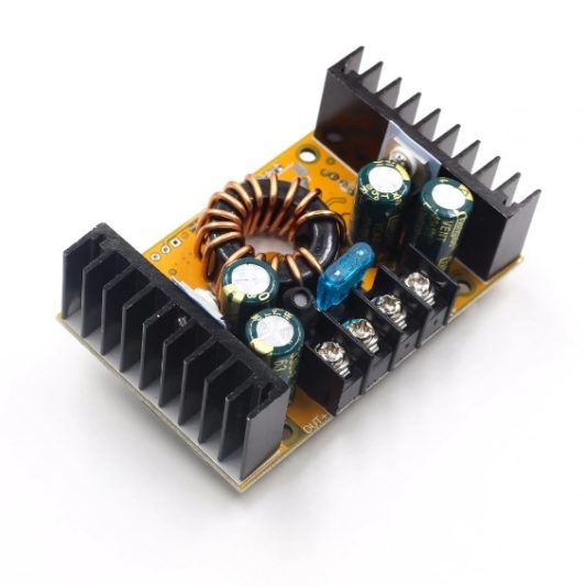 Dc-Dc Converter LCD Ekran Voltaj Akım Göstergeli 10-32V -> 11-60V - Görsel 4