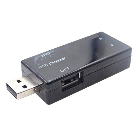 Dijital Usb Şarj Voltaj Göstergeli Test Cihazı Akım Dedektörü Voltmetre Akım Dedector - Görsel 3