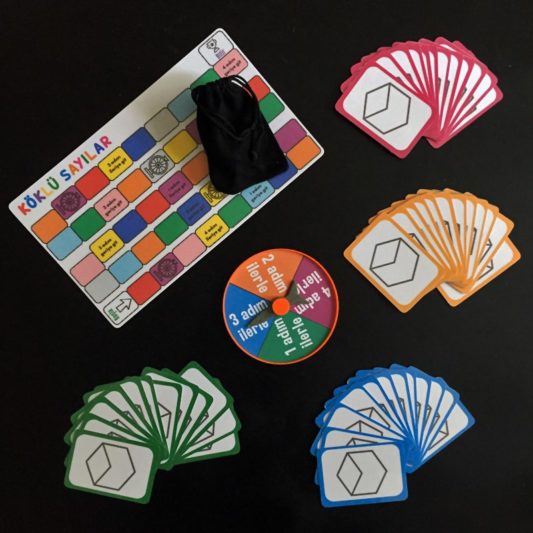 Matlandiya - Köklü Sayılar Kutu Oyunu - Matematik İşlem Strateji Akıl Zeka Bİlsem Hazırlık Oyunu