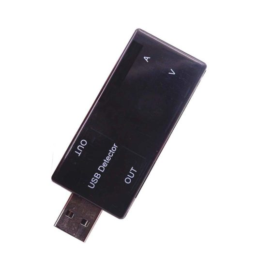 Dijital Usb Şarj Voltaj Göstergeli Test Cihazı Akım Dedektörü Voltmetre Akım Dedector - Görsel 2