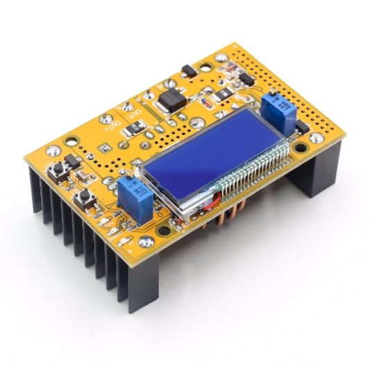 Dc-Dc Converter LCD Ekran Voltaj Akım Göstergeli 10-32V -> 11-60V - Görsel 6
