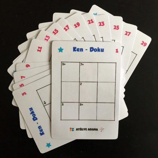 KenDoku (3x3) - Matematik Akıl Zeka Mantık Bilsem Hazırlık Oyunu