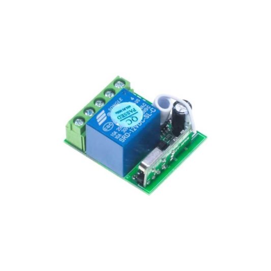 1 Kanal 433 MHz 12V Kablosuz RF Alıcılı Röle Kartı - Görsel 4