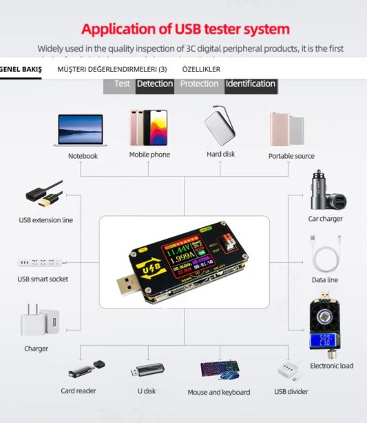15W dijital USB DC-DC dönüştürücü XY-UDP 0.6-30V Voltaj Dönüştürücü - Görsel 3