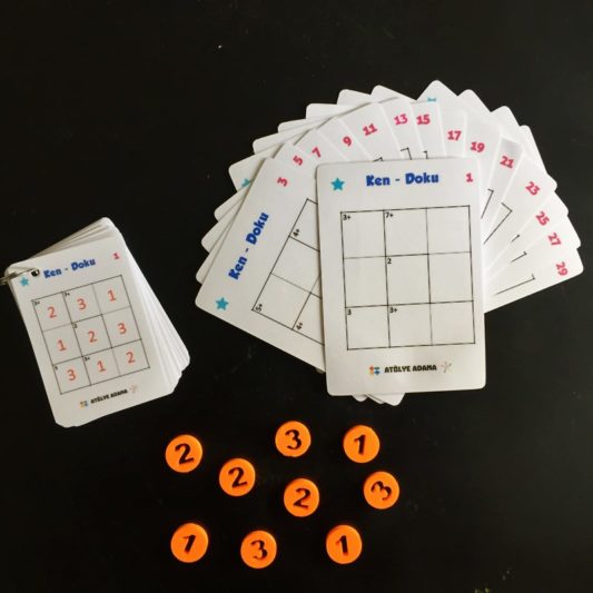 KenDoku (3x3) - Matematik Akıl Zeka Mantık Bilsem Hazırlık Oyunu - Görsel 2