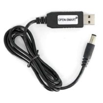 USB-Barrel Jack Voltaj Yükseltici (Giriş 5V, Çıkış 12V)