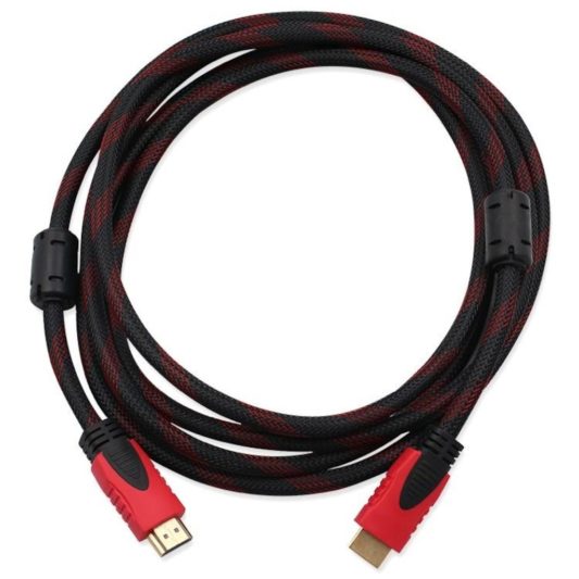 1.5m Hdmi Kablo 1.4 4K Full HD Laptop TV Görüntü 1,5 Metre DHMI Örgülü Cable - Görsel 2