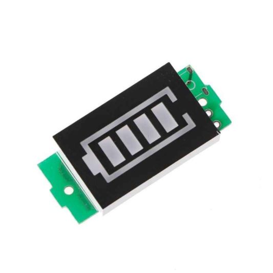 Arduino 1S Lityum, Lipo Pil Kapasite Göstergesi Ledli Gösterge 3.3v - 4.2v