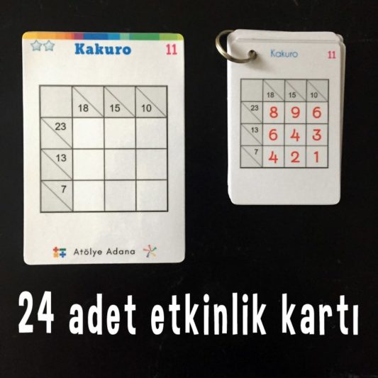 Kakuro - Matematik Akıl Zeka Mantık Bilsem Hazırlık Oyunu - Görsel 2