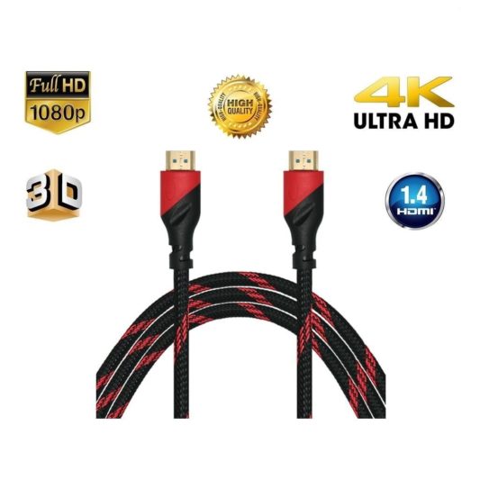 1.5m Hdmi Kablo 1.4 4K Full HD Laptop TV Görüntü 1,5 Metre DHMI Örgülü Cable