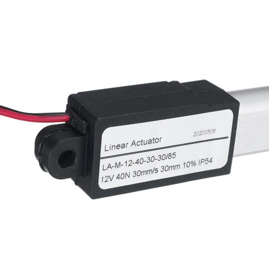 Alüminyum 40N 30mm/s 30mm Açılır Uzunluk 12V Dc Mini Lineer Motor - Görsel 2