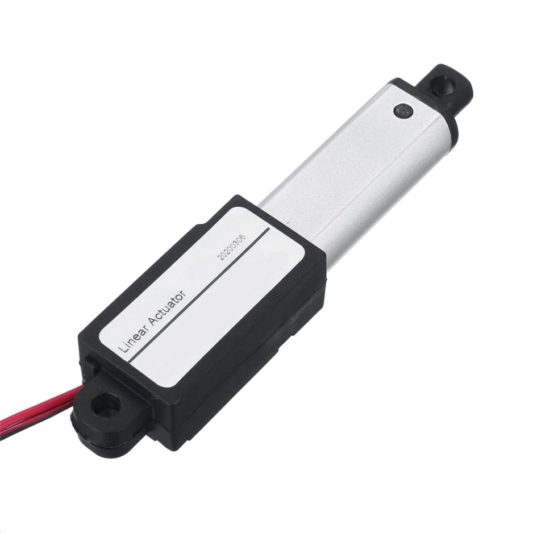 Alüminyum 60N 15mm/s 30mm Açılır Uzunluk 12V Dc Mini Lineer Motor