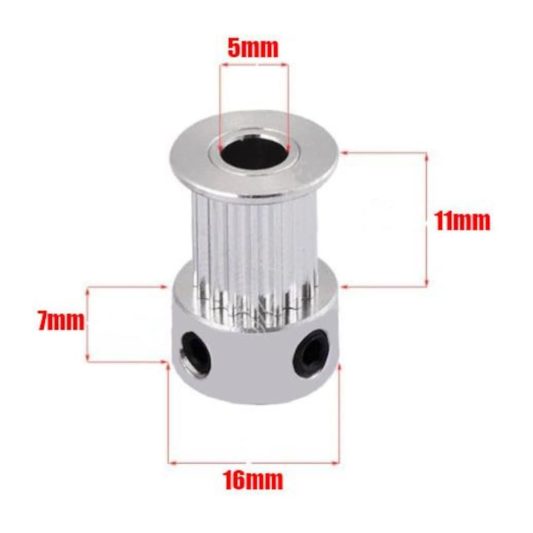 GT2 Kasnak, 20 Diş 5mm 10mm Kayış için 3D YAZICI - 3D Printer ve CNC çin - Görsel 3