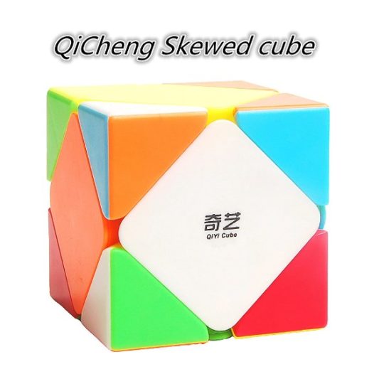 Qiyi QiCheng 3x3x3 Süper Hızlı Çarpık Eğik Akıl Zeka Küpü Oyuncak - Görsel 4