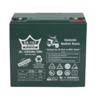 Or-Tec Plus 12V 24AH Jel Akü (Elektrikli Bisikletler, Solar Enerji Sist.)