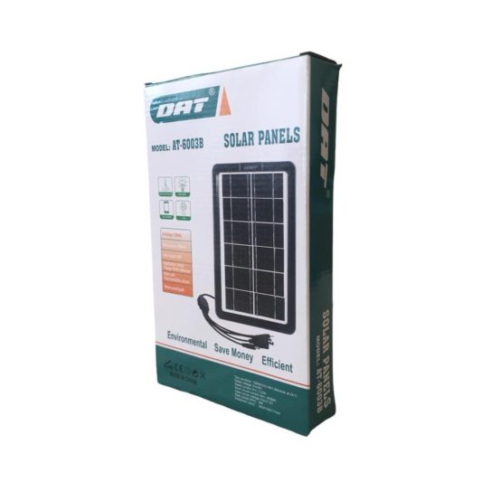 Dat AT-6003B Solar Panel Güneş Enerjili Çok Uçlu Telefon Şarj Cihazı - Görsel 3