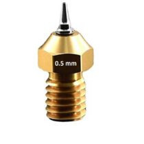 Nozzle 0.5mm Volkan 3D Çıkarılabilir Paslanmaz Çelik 3D Printer - 1,75mm Filament