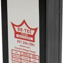 Or-Tec Plus 4V 1.2AH Bakımsız Kuru Akü (Işıldak, Fener Uyumlu)