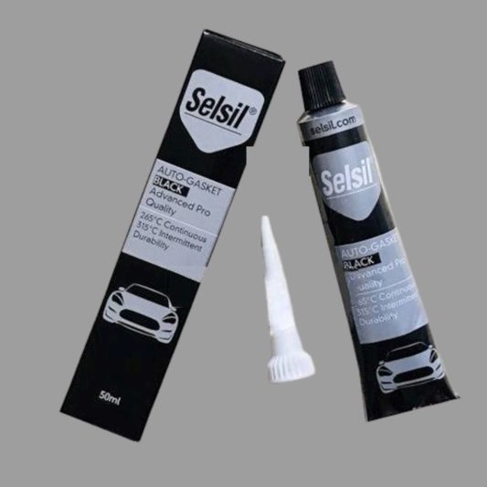 Selsil 315° Isıya Dayanıklı Siyah Sıvı Conta Tüp Silikon 50 Gr