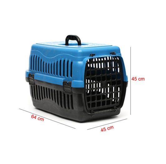 Kedi Köpek Plastik Taşıma Çantası Büyük Boy 64cmx45cmx45cm - Görsel 2