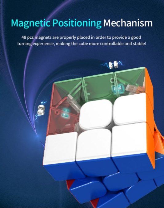 Moyu RS3M 2020 Manyetik Akıl Zeka Küpü 3x3x3 Magnetic Cube Süper Hızlı - Görsel 3