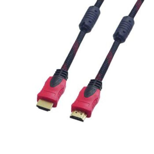 1.5m Hdmi Kablo 1.4 4K Full HD Laptop TV Görüntü 1,5 Metre DHMI Örgülü Cable - Görsel 5